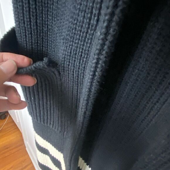 Lauren Ralph Lauren Duster Cardigan Long Line Coastal Grandma Old Money Small P - Picture 7 of 14